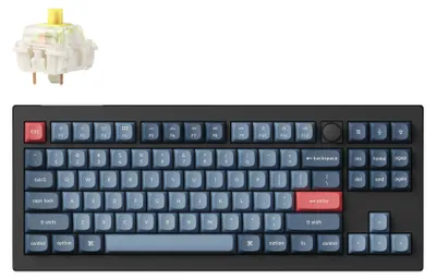 Image de Clavier universel sans fil RF + Bluetooth Keychron V3 Max Noir, Gris