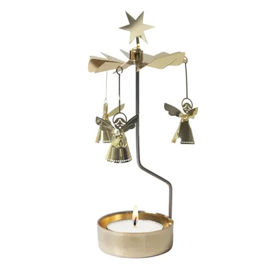 Immagine prodotto di giostra di angeli 3D per tealight - Pluto Design