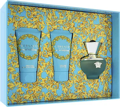Image de Dylan Turquoise Pour Femme set eau de toilette spray 50ml + gel corporel 50ml + gel douche 50ml