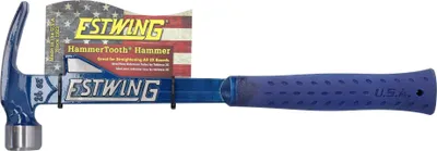 Produktbild von ESTWING Klauenhammer mit Hebeclip, Vinylgriff, Kopfgewicht 670g, Durchmesser 32 mm, Länge 405 mm, Gesamtgewicht 1010g | glatte Bahn