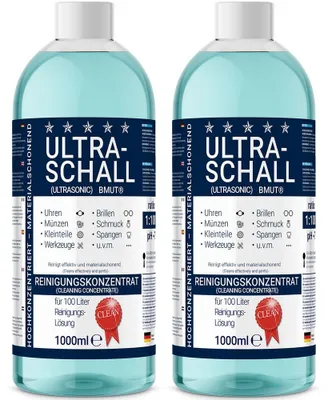 Produktbild von BMUT 2 x 1000ml Ultraschallreiniger Konzentrat