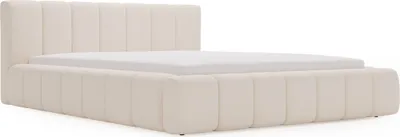 Produktbild von GrainGold Polsterbett Split 180x200 cm - Bett 180x200, Polsterbett mit Bettkasten - Doppelbett mit Lattenrost - Cremige (Spark 25)