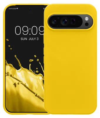 Produktbild von kwmobile Hülle kompatibel mit Google Pixel 9 / Pixel 9 Pro Hülle - gummierte TPU Silikon Handyhülle - Schutzhülle für kabelloses Laden - Case in