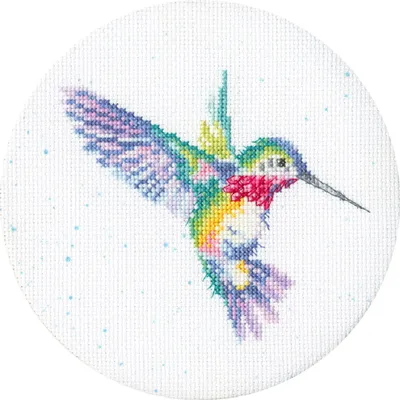 Produktbild von Bothy Threads Kreuzstich Set "Mit Summen", Zählmuster, XHD120P, Diam. 15cm
