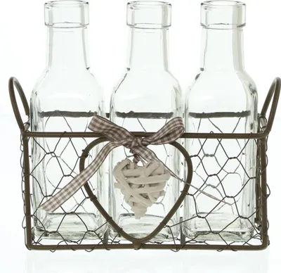 Produktbild von Vasenkörbchen "Romance" (4-teilig)