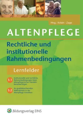Immagine prodotto di Rechtliche und institutionelle Rahmenbedingungen in der Altenpflege. Lehrbuch