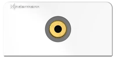 Zdjęcie produktu dla Gniazdo Kindermann 7456?000?511 3,5 mm białe (7456000511)