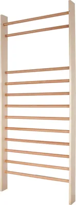 Produktbild von Sprossenwand nach DIN Kletterwand Turnwand Klettergerüst Fitness, 80-230 cm