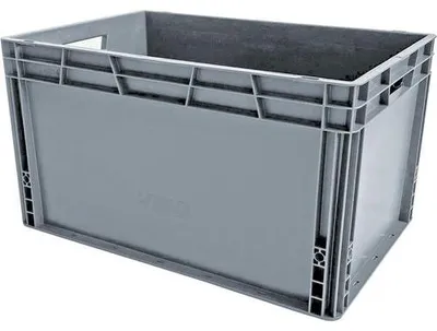 Produktbild von Viso E6432/21, Ablageschale, Grau, Rechteckig, Polypropylen (PP), Einfarbig, 65 l