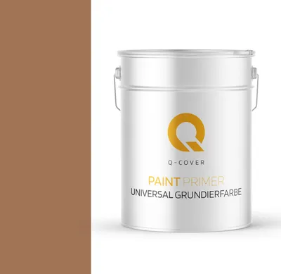 Produktbild von Universal Grundierfarbe | Grundiermittel für Innen Außen | Acrylat Dispersion | Heißeschokolade 10L
