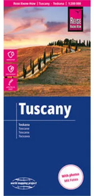 Obrázok produktu pre Mapa regiónu Toskánsko od spoločnosti Reise Know-How | Toskánsko (mierka 1:200 000)