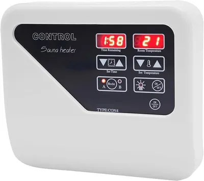 Zdjęcie produktu dla Urządzenie sterujące sauną, sterowanie sauną, 3-9 kW. Zewnętrzne sterowanie sauną, 220V-240V. Cyfrowy kontroler do sauny. Urządzenie sterujące sauną do saun, łazienek, spa, siłowni