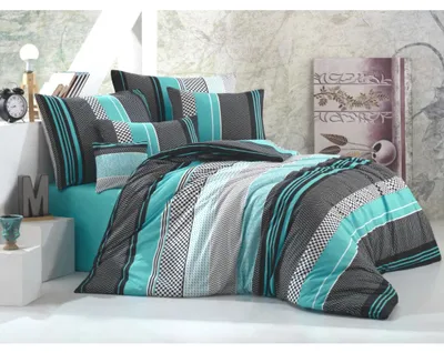 Obrázek produktu pro Povlečení francouzské bavlna 220x200,70x90 Sorento green