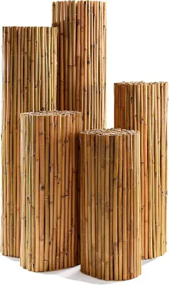Productafbeelding van Silecomplaza Bamboe omheining - Rolomheining van bamboestengels (180 x 300 cm)