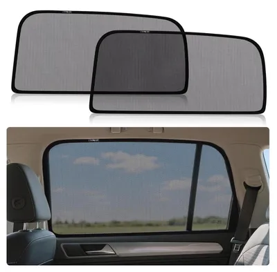 Produktbild von Auto Sonnenschutz Seitenscheibe VW Touran 2016-2024 Magnetisch Faltbar UV-Schutz