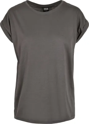 Produktbild von Urban Classics Kurzarm-T-Shirt für Frauen Vlony dunkelgrau XXL