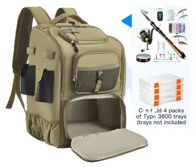 Immagine prodotto di Zaino Angelrucksack, tessuto Oxford 900D, scomparto regolabile, verde militare, 40L