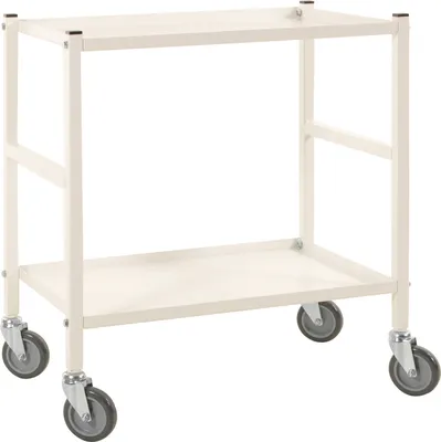 Produktbild von Kongamek Tischwagen 625x414mm Ladefläche in weiss ohne Bremse