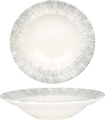 Produktbild von Bonna Pasta Teller - Iris - Porzellan - 24 cm (400cc)