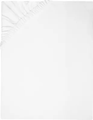 Produktbild von Spannbettlaken, 180x200 cm, Baumwolle, weiß