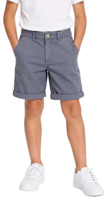 Image de Shorts chino pour garçons Zara, couleur gris, taille 140