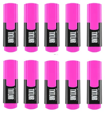Produktbild von Faber-Castell - Textmarker Set TXTLNR, 10 Marker Neon Pink