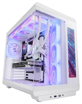 Zdjęcie produktu dla Mars Gaming MCREVMAXW, Midi Tower, Biały, ATX, micro ATX, Mini-ITX, 278 mm, 423 mm, 443 mm