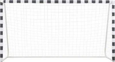 Produktbild von vidaXL Fußballtor 300x160x90 cm Metall Schwarz und Weiß