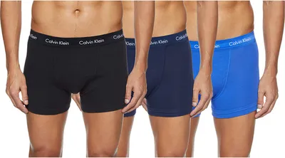 Produktbild von Calvin Klein Herren Boxershort 3er Pack Trunk L Mehrfarbig U2662G-4KU