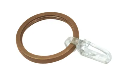 Produktbild von Gardinia Ringe mit Gleiteinlage Windsor, Ø 25 mm, bronze