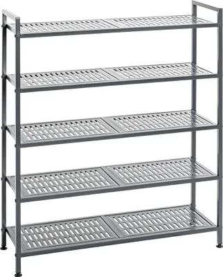 Produktbild von Schuhregal >55816< in anthrazit, Metall - 73x90x25cm (BxHxT)