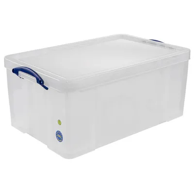 Image de Really Useful Box Boîte de rangement 64,0 l transparente 71,0 x 44,0 x 31,0 cm