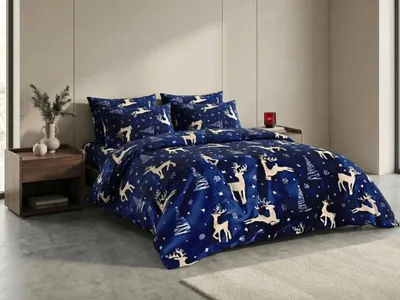 Obrázek produktu pro Mikroplyšové povlečení NIVALIS modré 70x90 + 140x200