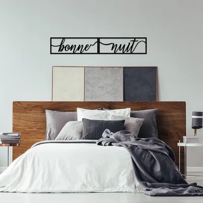 Produktbild von Wallity, Bonne- TNL1408, Schwarz, Sonstige Wohndekorationen, 90 x 15 cm, 100% Metall (Dicke: 1