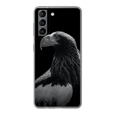 Produktbild von MuchoWow® Handyhülle Schutzhülle Hülle für Samsung Galaxy S21 Adler - Nahaufnahme - Schnabel Silikon Softcase Handy Hülle - Softcase