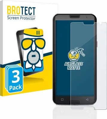 Produktbild von 3x BROTECT Entspiegelungs Schutzglas für Emporia Smart 5 Schutzfolie Panzer Folie Glas Display Schutz matt