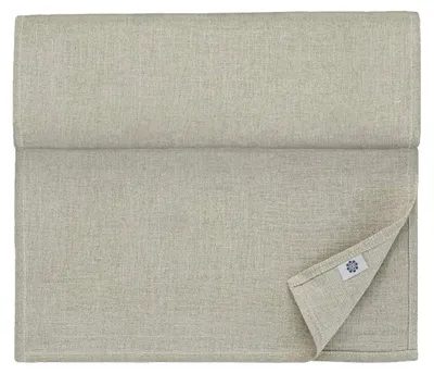 Image de Nappe en lin 100%, dimensions 47 x 270 cm