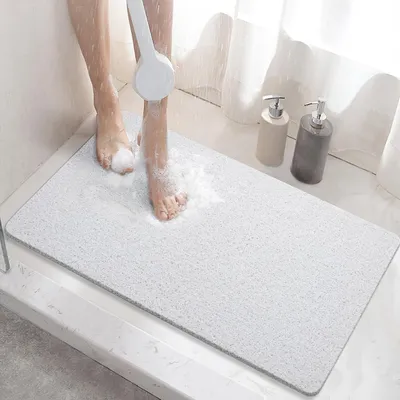 Imagen del producto de Alfombrilla antideslizante para la ducha, de 60x40 cm, fabricada en PVC, para usar en la bañera