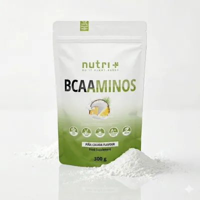 Zdjęcie produktu dla BCAAminos w proszku 300g - Zielone jabłko