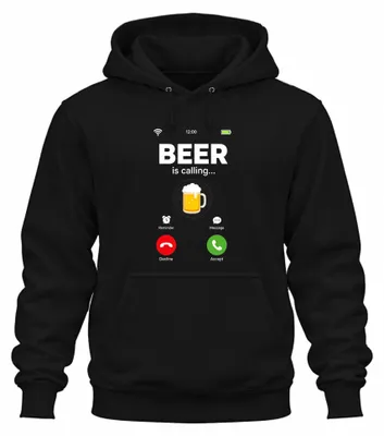 Imagen del producto de Cerveza. Lustig Bier. Fiesta. Alcohol. Despedida de soltera. Sudadera con capucha de malta. Color: negro. Talla: S