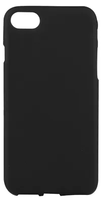 Produktbild von Mobigear Colors Schutzhülle für iPhone SE (2020) – Flexible TPU-Hülle, Schwarz