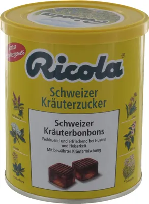 Produktbild von Ricola Original Kräuterzucker mit Schweizer Alpenkräutern in Dose 250g