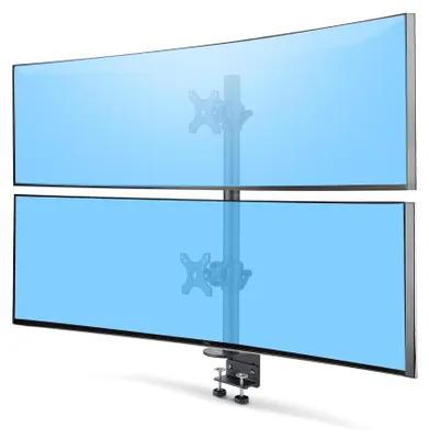 Zdjęcie produktu dla StarTech.com H2MPV-MONITOR-MOUNT, Zacisk, 32 kg, 43,2 cm (17"), 124,5 cm (49"), 100 x 100 mm, Czarny