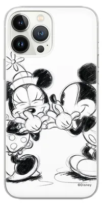 Image de Coque de téléphone portable Mickey & Minnie 010 Disney, imprimé intégral, blanche, compatible avec le Samsung Galaxy S24 Plus