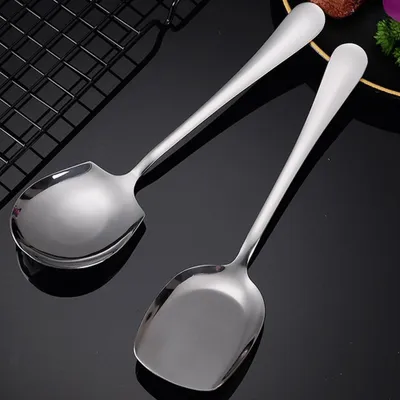 Obrázok produktu pre Servírovacie lyžice 2 kusy, 20.8 cm, nehrdzavejúca oceľ, vhodné do umývačky, pre kuchyňu