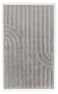 Produktbild von Badematte - 70 x 120 cm - Grau - Baumwolle