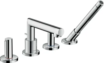 Produktbild von 4-Loch-Wannenarmatur AXOR UNO Zerogriff chrom chrom