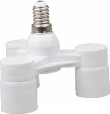 Produktbild von Adapter Von E27 Auf 3Xe14 Fassung