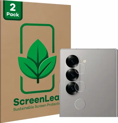 Produktbild von 2x ScreenLeaf Schutzfolie für Samsung Galaxy Z Fold 6 5G (NUR Kameraschutz) nachhaltiger Displayschutz Display Schutz Folie Klar Transparent