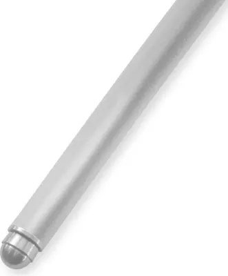 Produktbild von Treppenläuferstange Massiv mit Eichelknöpfen 9 x 9 x 600 mm Messing matt vernickelt 9 mm Durchmesser Küberit